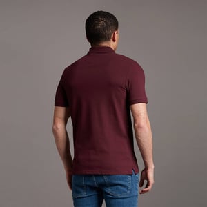 Lyle & Scott Polo SS Plain Polo Shirt Rood