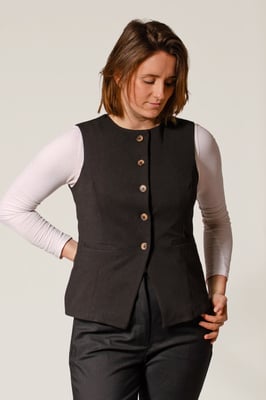 Tailored Waistcoat Round Neck