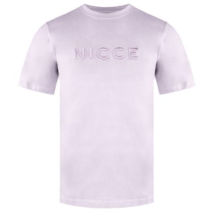 Nicce Short Sleeve Light Pink Mens Cotton Mercury T-Shirt 0034 K002 0743