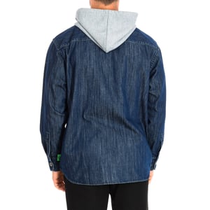 Regular fit jacket with high collar and adjustable hood TMC009-DM081 man