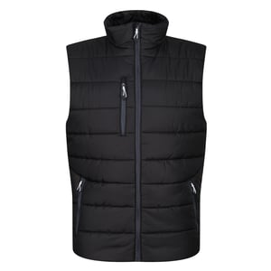 Regatta Thermische bodywarmer Navigate voor heren (Zwart/Seal Grijs)