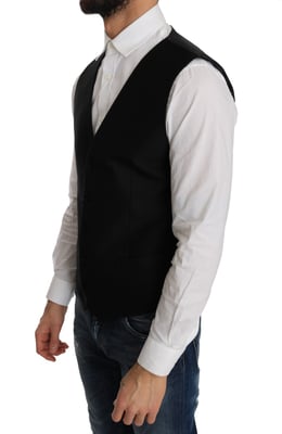 Dolce & Gabbana Mannen Zwart Polka Dot Patroon Vest