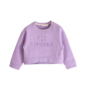 Superga Childrens/Kids Logo Sweatshirt (Dark Wisteria Pink)