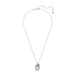 Swarovski 'Pop Swan' Women's Base Metal Pendant - Silver 5649200