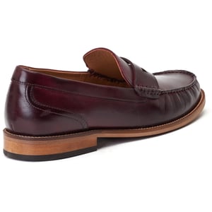 Base London Garfield Leder Heren Bordo Loafers