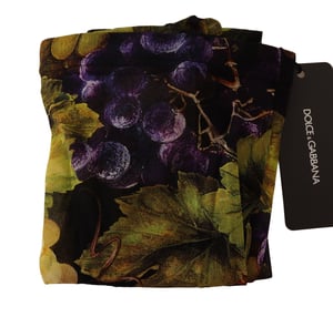 Dolce & Gabbana Dames Zwarte Druivenprint Panty's