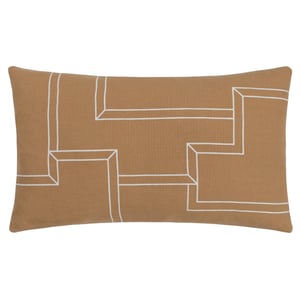 Höem Marzena Geometric Feather Filled Cushion