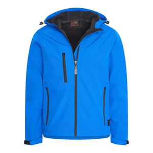 Cappuccino Italia Softshell hood jacket royal