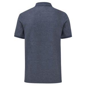 Fruit of the Loom Polo för män med skräddarsydd skjorta (Marinblått ljung)