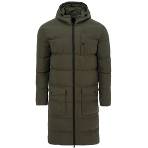 Soulstar Mens Banana Parka Padded Jacket Puffer Longline
