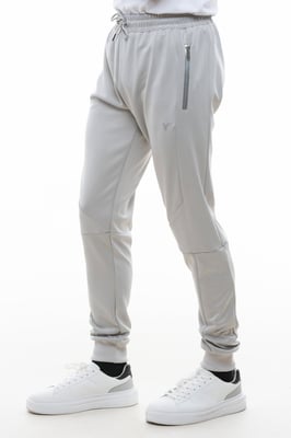 D-Rock Men's Jogger Drawstring Waist Ribbed Cuffs & Zipper Pockets