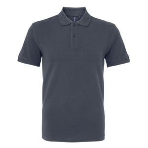 Asquith & Fox Mens Organic Classic Fit Polo Shirt (Graphite)