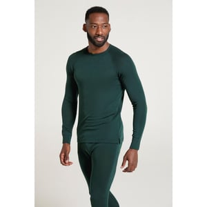 Mountain Warehouse Merino wollen thermo heren (Donkergroen)