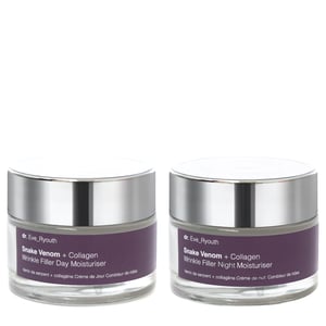 Snake Venom + Collagen Wrinkle Filler Day Moisturiser 50ml + Snake Venom + Collagen Wrinkle Filler Night Moisturiser 50ml