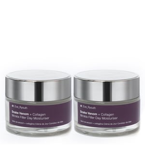 2 x Snake Venom + Collagen Wrinkle Filler Day Moisturiser 50ml