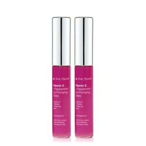 2 x Vitamin E och pepparmynta Lip Plumps 8ml