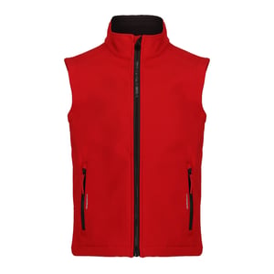 Regatta Kinder/Kids Ablaze Softshell Reflecterend Gilet (Klassiek rood/zwart)