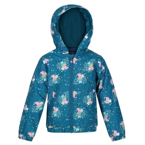 Regatta Barns Lerpöl Peppa Pig Fairy Fodrad Jacka (Gulfstream)
