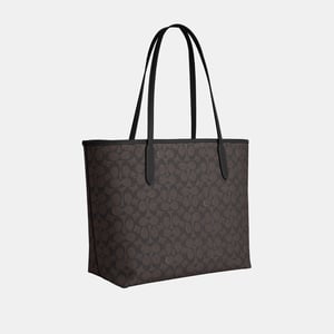 City Tote in Signature Canvas