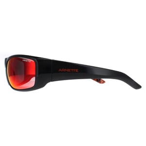 Arnette Rektangulär Herr Svart Orange Hot Shot AN4182