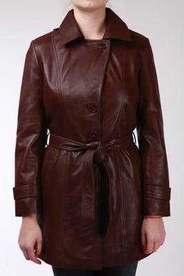 Dames 3/4 lengte strikriem trenchcoat-Oldbury
