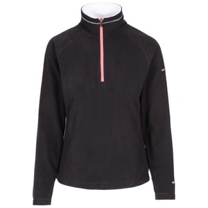 Trespass Skylar Fleece Top för damer/kvinnor (svart/vit)