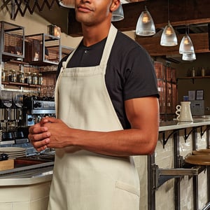 Premier Regenerate Sustainable Bibbed Apron (Natural)