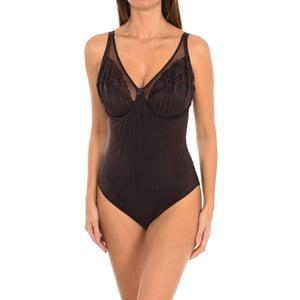 Underwired and lace bodysuit for women, MARILUZ model. Elegant, feminine and with a perfect fit.