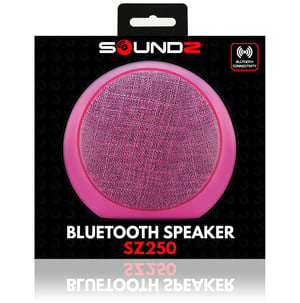 Soundz Fabric Bluetooth Speaker SZ250 Pink