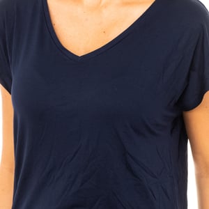 Dames-T-shirt met korte mouwen en V-hals 1487904682