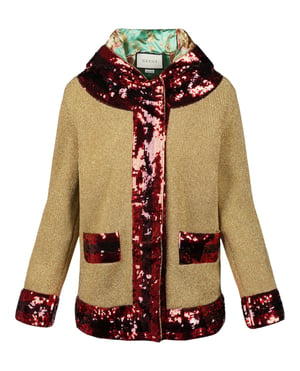 Gucci Paljett Lurex Jacka
