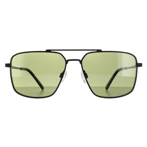 Serengeti Aviator Herr Matt Svart Saturnus Polariserad 555nm Aitkin