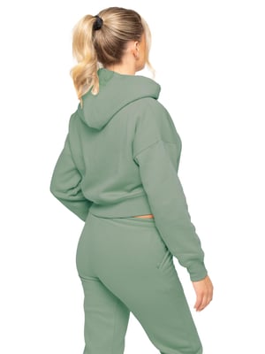 Enzo | Womens Crop Zip Hoodie