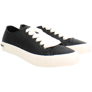 Seavees Crosby Dames Zwarte Plimsolls