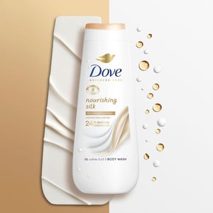Dove Advanced Care Bodywash Nourishing Silk 24H Renewing Micromoisture, 2x400ml