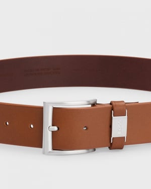 BOSS Orange Connio Mens Leather Belt NOS