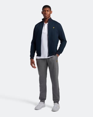 Lyle & Scott getipt poloshirt in wit