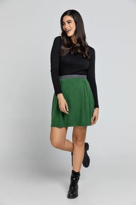Green Mini Skirt