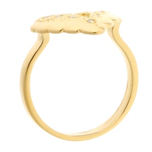 Orphelia Dames 925 Sterling Zilveren Ring - Goud ZR-3936/1
