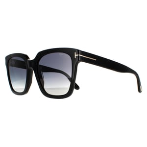 Tom Ford zonnebril Selby FT0952 01D Glansende zwarte rook gepolariseerd