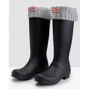 Hunter Recycled Mini Cable Tall Boot Sock