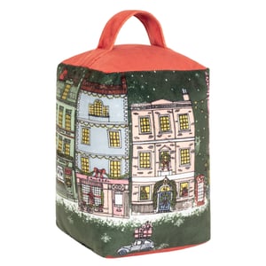 furn. Christmas Spirit Velvet Door Stop