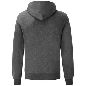 Fruit of the Loom Volwassenen Unisex klassiek sweatshirt met capuchon (Donkergrijs)
