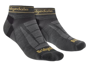 Bridgedale - Mens Running Ultralight Merino Low Socks - Gunmetal