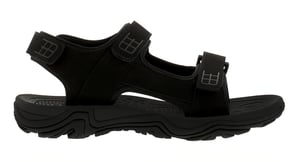 Rockstorm Mens Beach Sandals Trekking Ridge Touch Fastening black