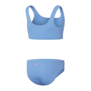 Girl's Speedo Textured Bikini in Blue