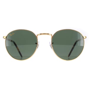Ray-Ban Round Unisex Guld Grön RB3637 New Round