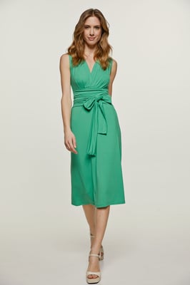 Green Jersey Empire Line Dress