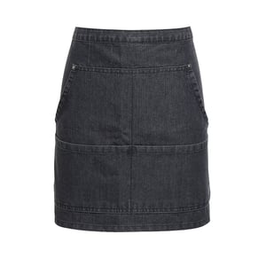 Premier Jeans Stitch Denim Waist Apron (Black Denim)