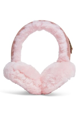 Dam Vinter Super Mjuka Fluffiga Rosa Öronkuddar Varma och mysiga öronvärmare